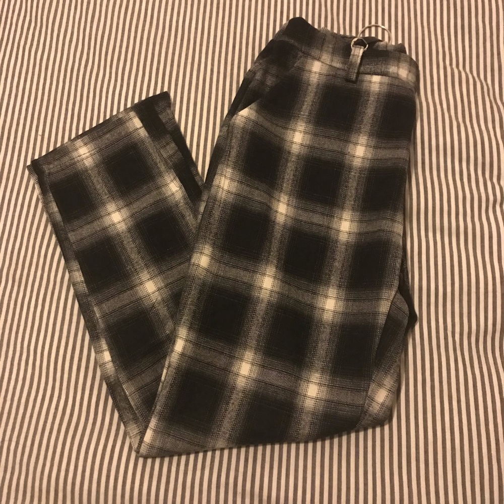 Plaid trousers